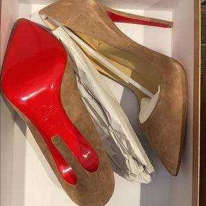 Authentic Christian Louboutin So Kate 120 Suede